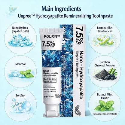 💥 2026 Big Sale 60% OFF ️🦷 KOLIRIN™ Hydroxyapatite Enamel Repair Dental Toothpaste