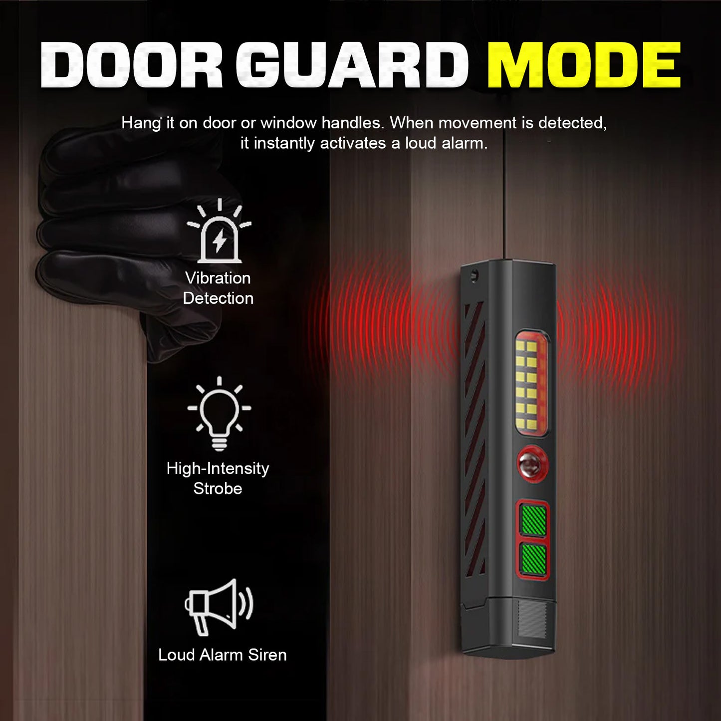 2026 Upgraded GuardX™ Tactical 5in1 Stun Survival Flashlight ⚡ One Tool, Total Protection