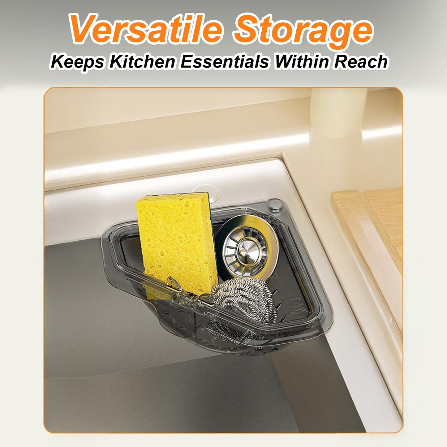 2026 Upgraded Magnetic Sink Drain Basket