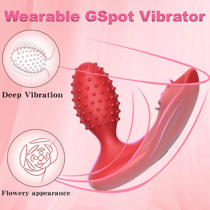 FLASH SALE 70% OFF 💦 NUBORA™ Smart APP-Controlled x9 Modes Dual-Stimulation Wearable Massager 💦  Invisible Wear Vibrator