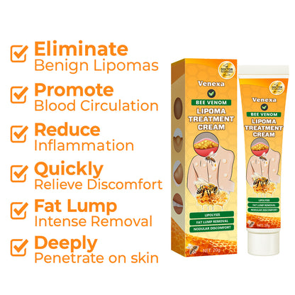 🎉 2025 Upgraded 75% OFF 🐝 Venexa™ Bee Venom Lipoma Treatment Cream 🌿 Visible Results in 2 Weeks!