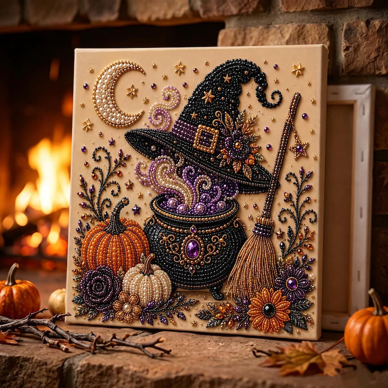 🔥 LAST DAY 49% OFF 🎃 Halloween Pearl Painting Art DIY Kit
