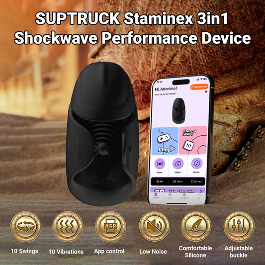 SUPTRUCK Staminex 3in1 Shockwave Performance Device (Plus Size)