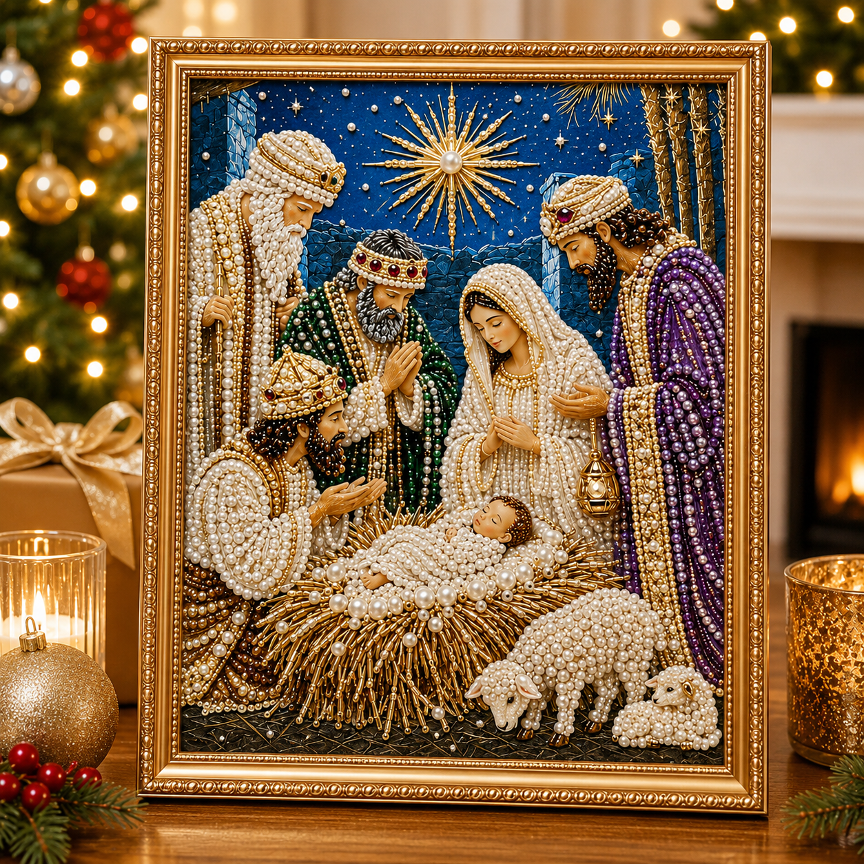 ❄️ EARLY CHRISTMAS SALE 70% OFF 🎄 Christmas & Nativity 3D Pearl Art DIY Kit