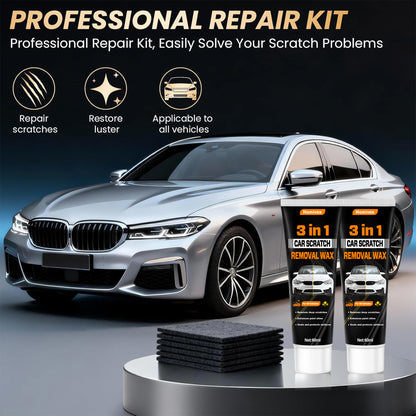 🔥 Hot Sale 70% OFF 🔥 Homivex™ 3 in 1 Car Scratch Remover Wax For All Vehicles