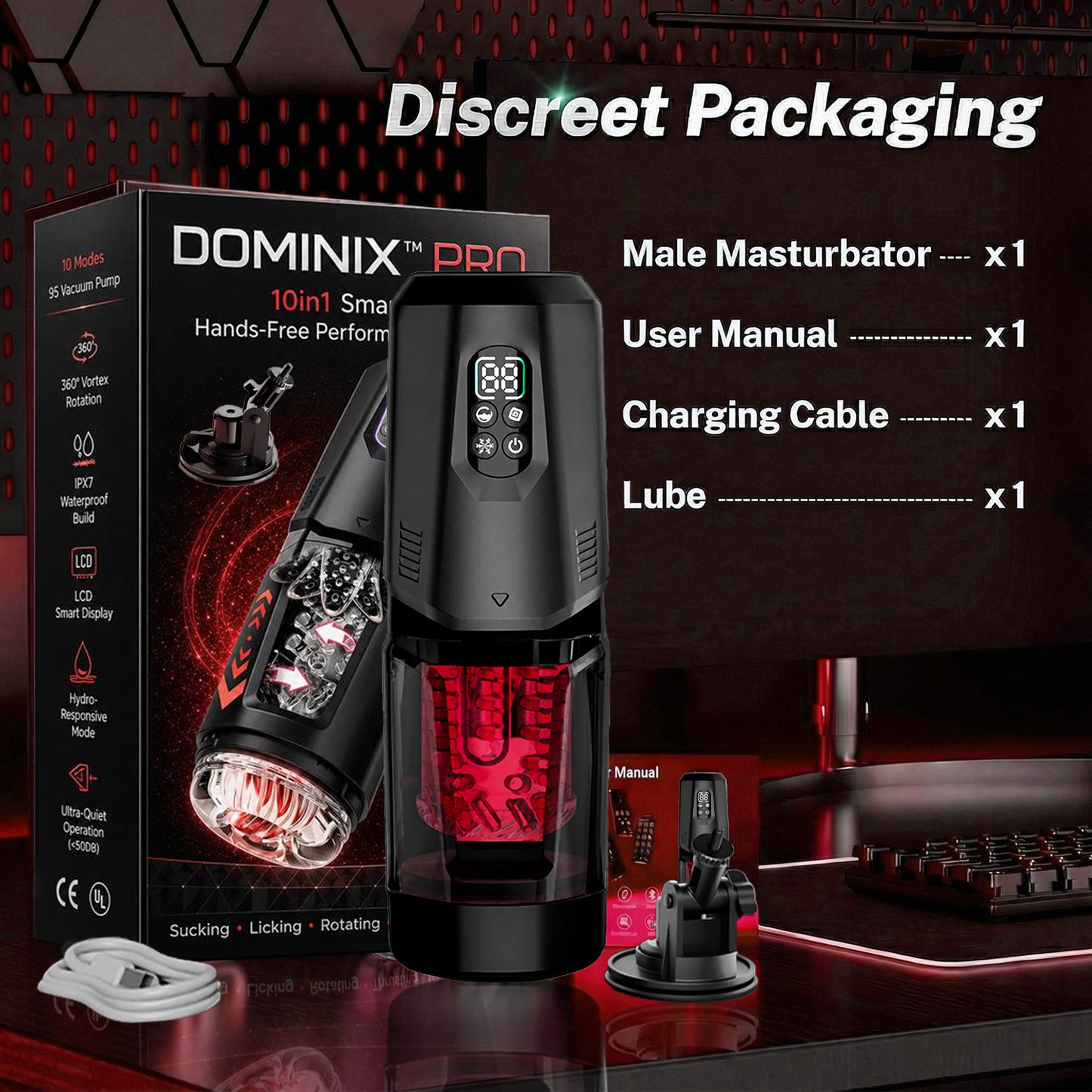 FATHER'S DAY 75% OFF 💪 2026 Upgraded DOMINIX™ PRO 10in1 Smart AI Hands-Free Performance Trainer 🏆