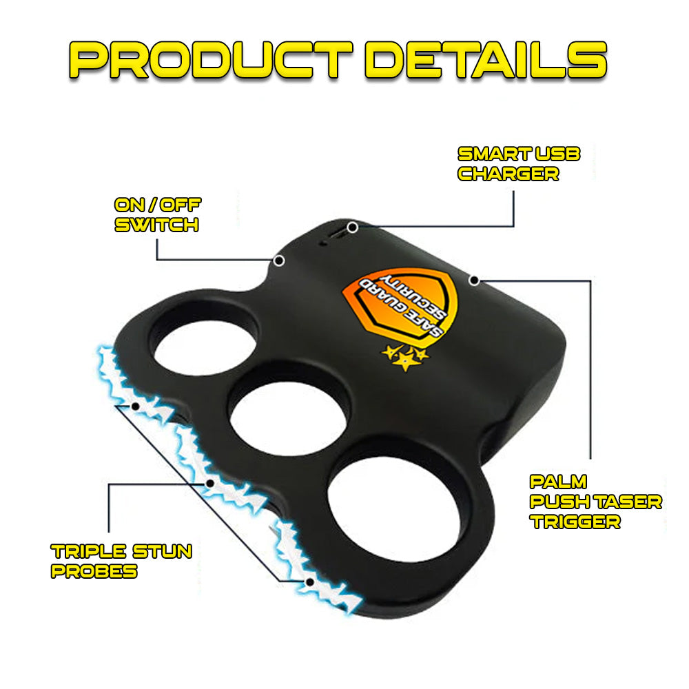 ️💥 2025 Upgrade Sale 70% OFF ️🔥 VOLTGRIP™ Extreme 50,000,000 Knuckle Stun Ring ⚡ Smart Defense - Stay Safe