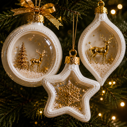 🎄 HOLIDAY 49% OFF ⛄ NOEL ELEGANCE Baubles - Silicone Molds for Christmas Crafts