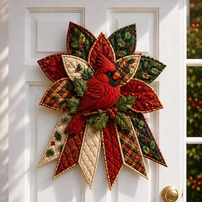 🎄 HOLIDAY 49% OFF ⛄ Festive Quilted Christmas Door Hanging DIY Sewing Kit