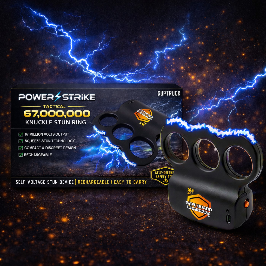 ️💥 2026 Hot Sale 70% OFF ️🔥 POWERSTRIKE Extreme 67,000,000 SUPTRUCK™ Knuckle Stun Ring ⚡