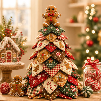 ☃️ LAST DAY 59% OFF 🎄 6 DIY Quilted Christmas Tree Kit