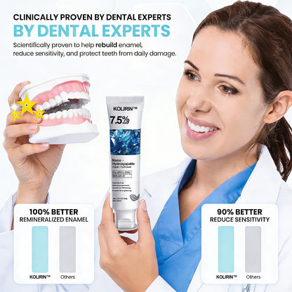 💥 2026 Big Sale 60% OFF ️🦷 KOLIRIN™ Hydroxyapatite Enamel Repair Dental Toothpaste