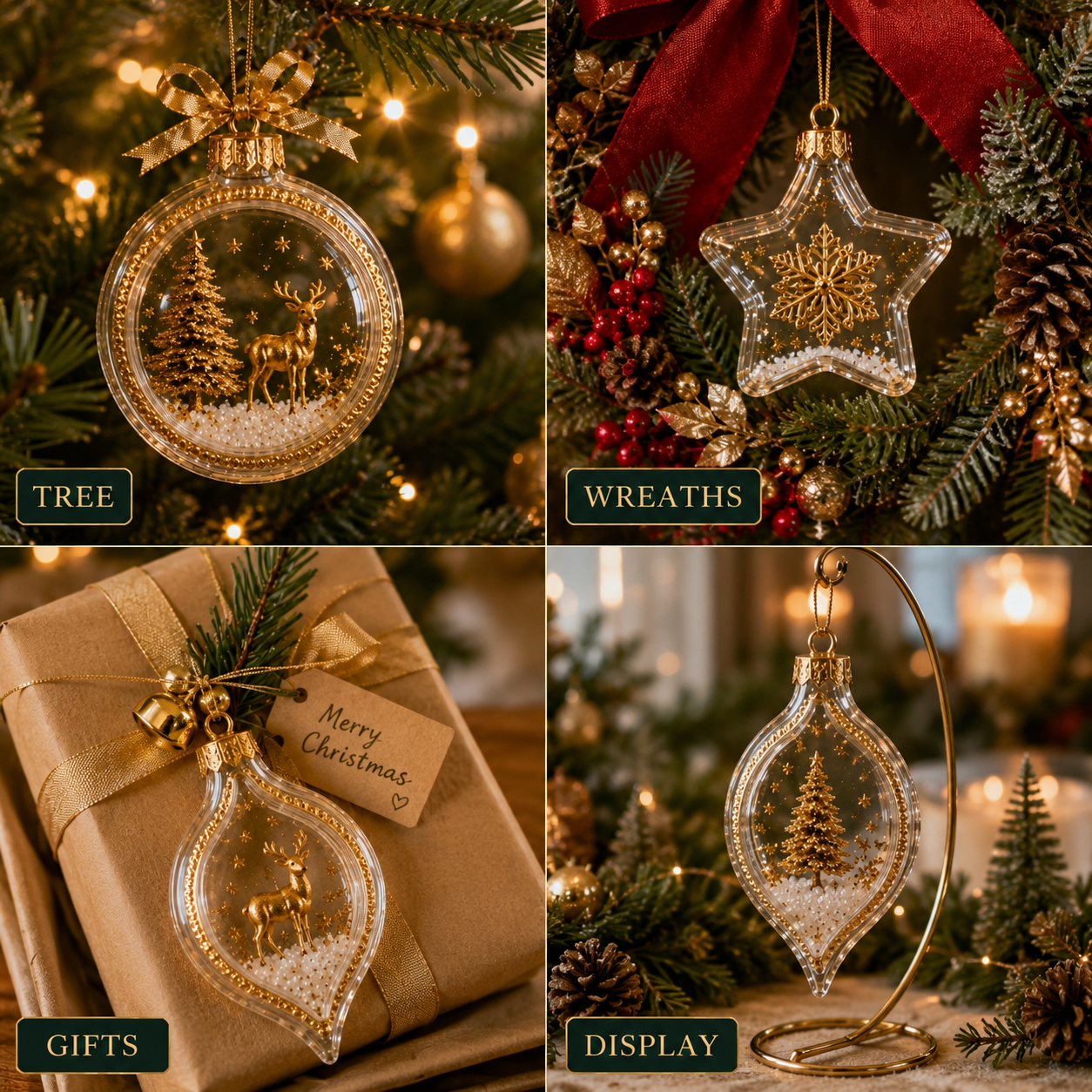 🎄 HOLIDAY 49% OFF ⛄ NOEL ELEGANCE Baubles - Silicone Molds for Christmas Crafts