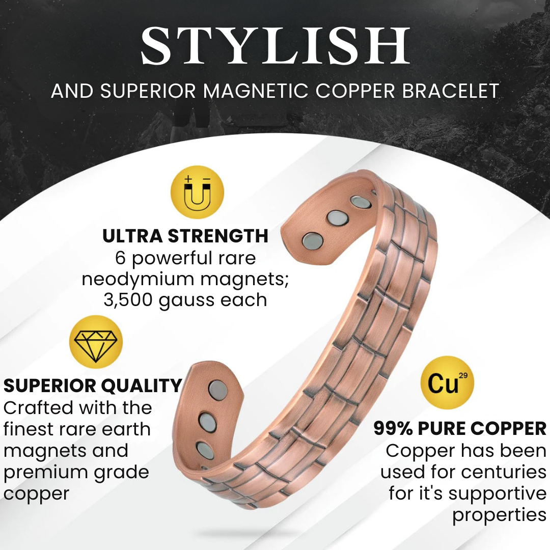 SUPTRUCK™ KidneyPower Magnetic Copper Bracelet 🏆Reclaim Your Masculine Vigor 🏆 LAST DAY SALE 75% OFF