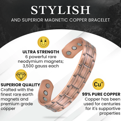 SUPTRUCK™ KidneyPower Magnetic Copper Bracelet 🏆Reclaim Your Masculine Vigor 🏆 LAST DAY SALE 75% OFF