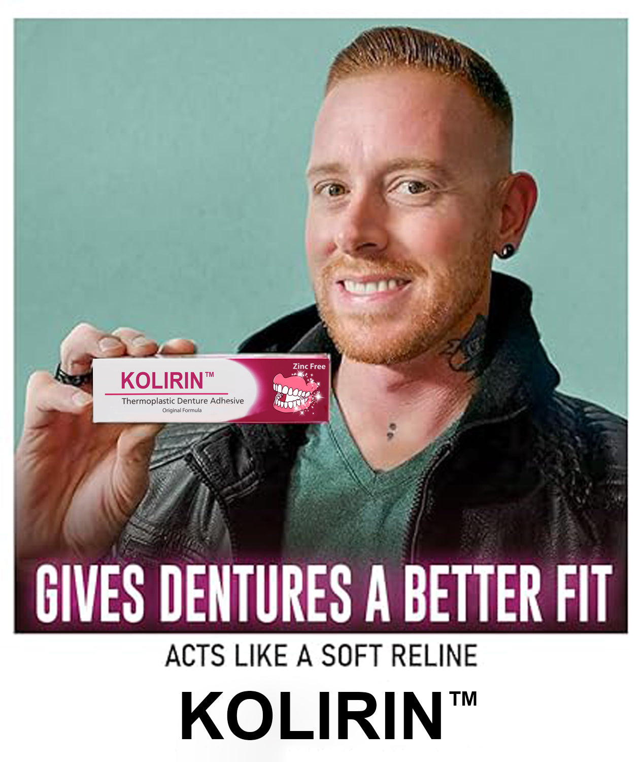 KOLIRIN™ Thermoplastic Denture Grip Adhesive✨ Last Day Sale 🔥🔥