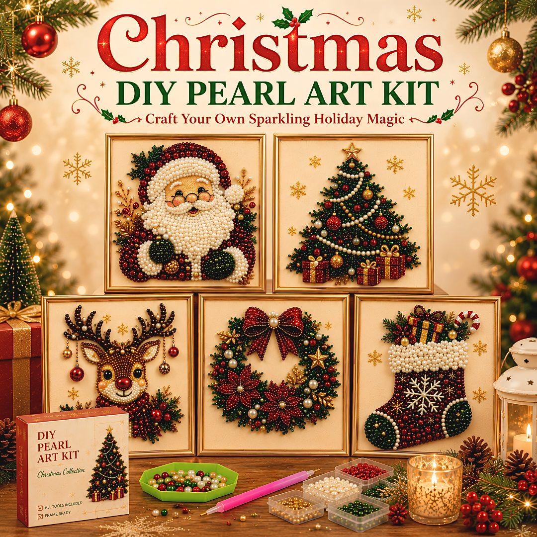 ❄️ EARLY CHRISTMAS SALE 49% OFF 🎄 Christmas DIY Diamond Pearl Art Kit ✨