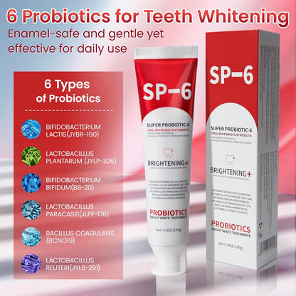 💥 2026 Limited 50% OFF ️🦷 SP-6 Super Probiotic Toothpaste Advanced Oral Care