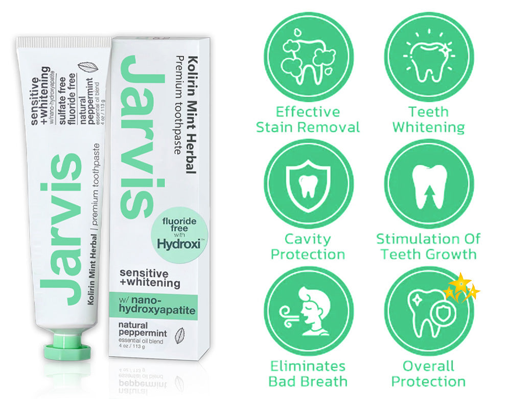 💥 2025 Mega Sale 70% OFF ️🦷 Jarvis™ Kolirin Mint Herbal Toothpaste - Solve all Oral Problems