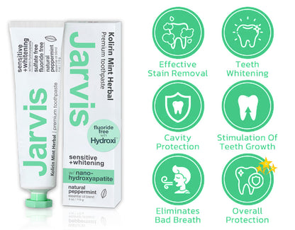 💥 2025 Mega Sale 70% OFF ️🦷 Jarvis™ Kolirin Mint Herbal Toothpaste - Solve all Oral Problems