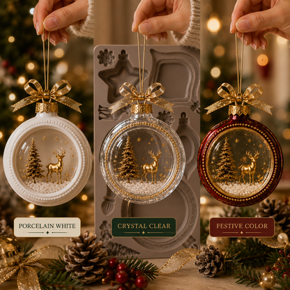 🎄 HOLIDAY 49% OFF ⛄ NOEL ELEGANCE Baubles - Silicone Molds for Christmas Crafts