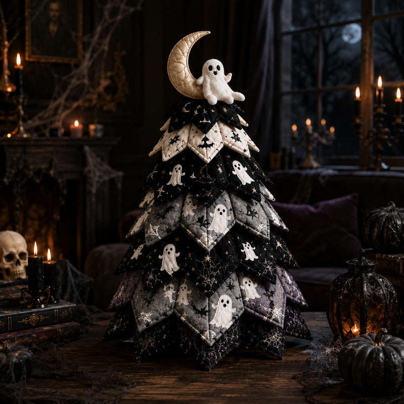 🔥 LAST DAY 59% OFF 🎃 Halloween Quilted Fabric Tree DIY Kit