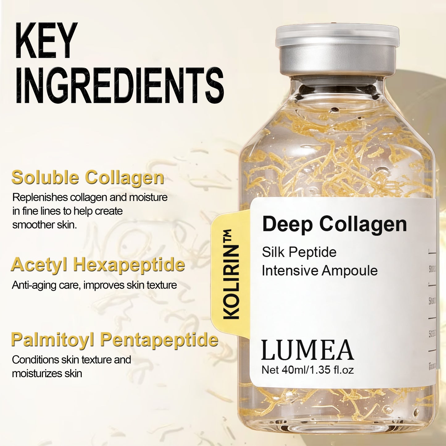 💥 2026 Sale 70% OFF ✨ KOLIRIN™ LUMEA Deep Collagen Silk Peptides Serum