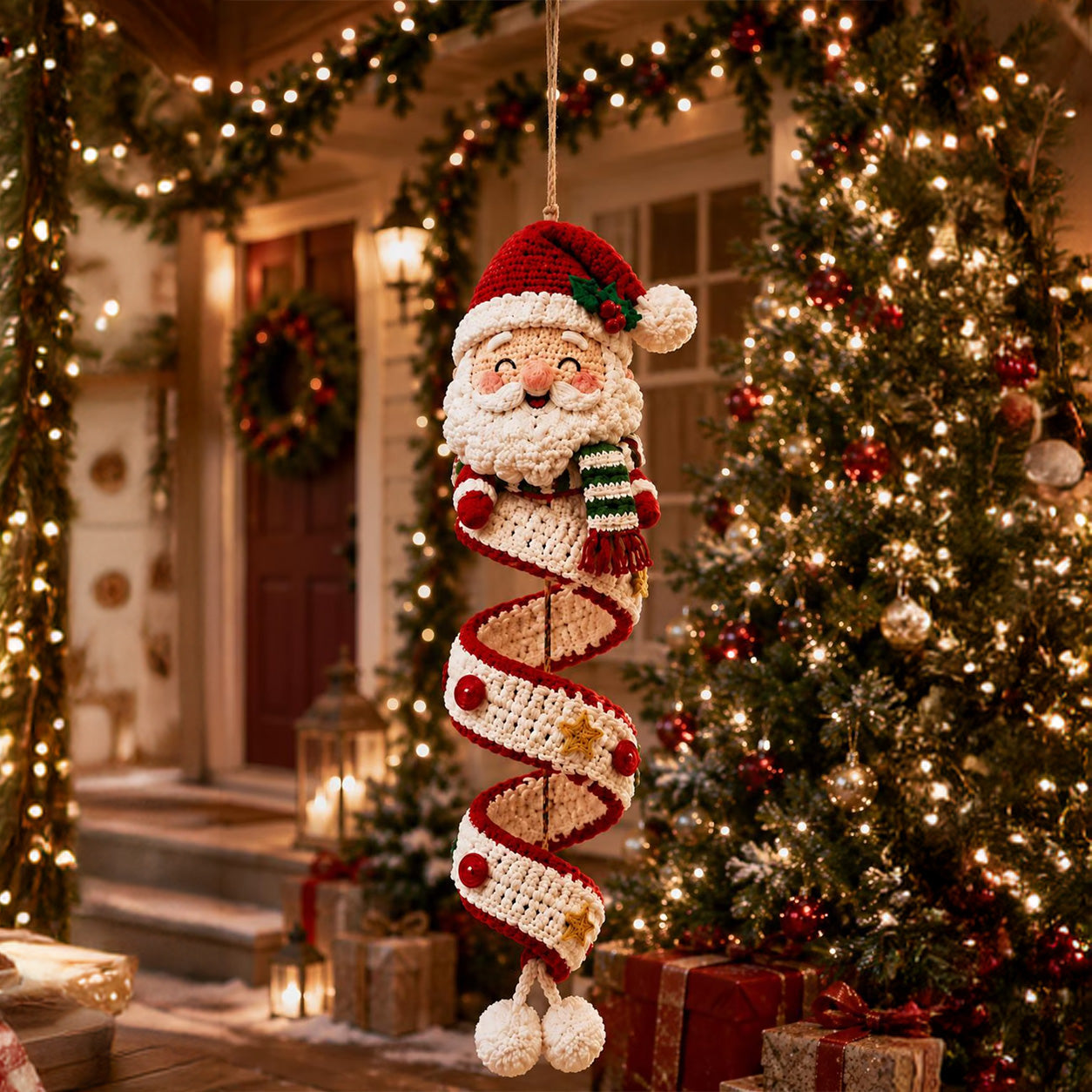 🎄 Early Christmas 49% OFF ✨ Crochet Spiral Snowman Ornament Pattern DIY Kit