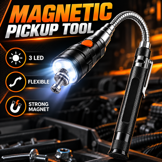 🦯LIMITED-TIME 50% OFF!🔧4-in-1 Adjustable Flashlight and Pickup Tool 💡