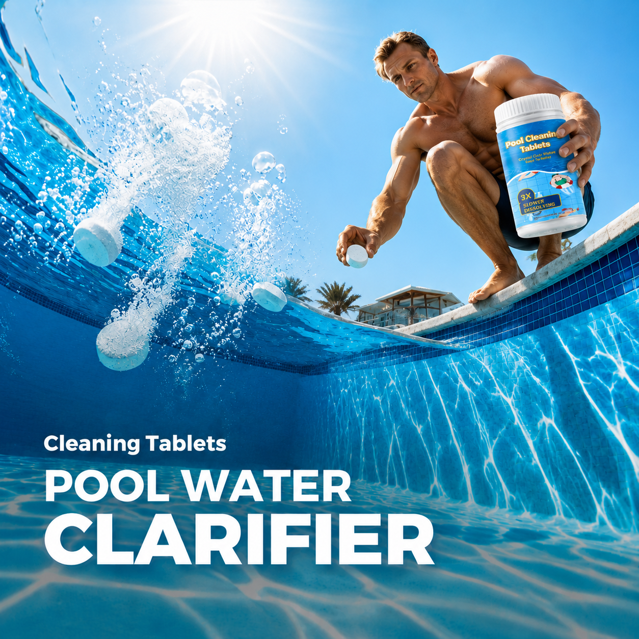 💥LAST DAY 50% OFF - BUY 1 GET 1 FREE💥 PureWave® Eco-Friendly Pool Cleaning Tablets