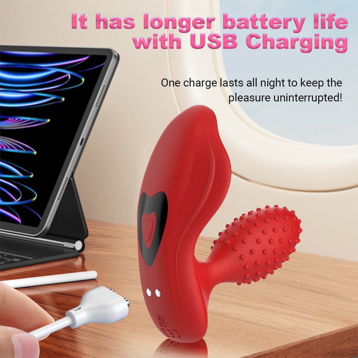 FLASH SALE 70% OFF 💦 NUBORA™ Smart APP-Controlled x9 Modes Dual-Stimulation Wearable Massager 💦  Invisible Wear Vibrator