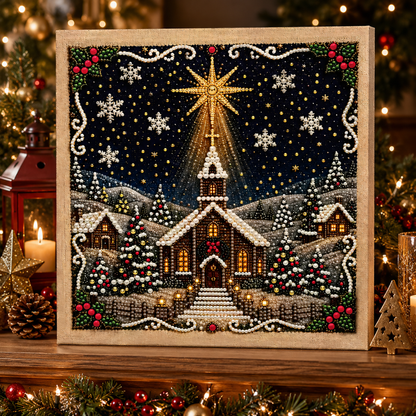 ❄️ EARLY CHRISTMAS SALE 49% OFF 🎄 Christmas DIY Diamond Pearl Art Kit ✨