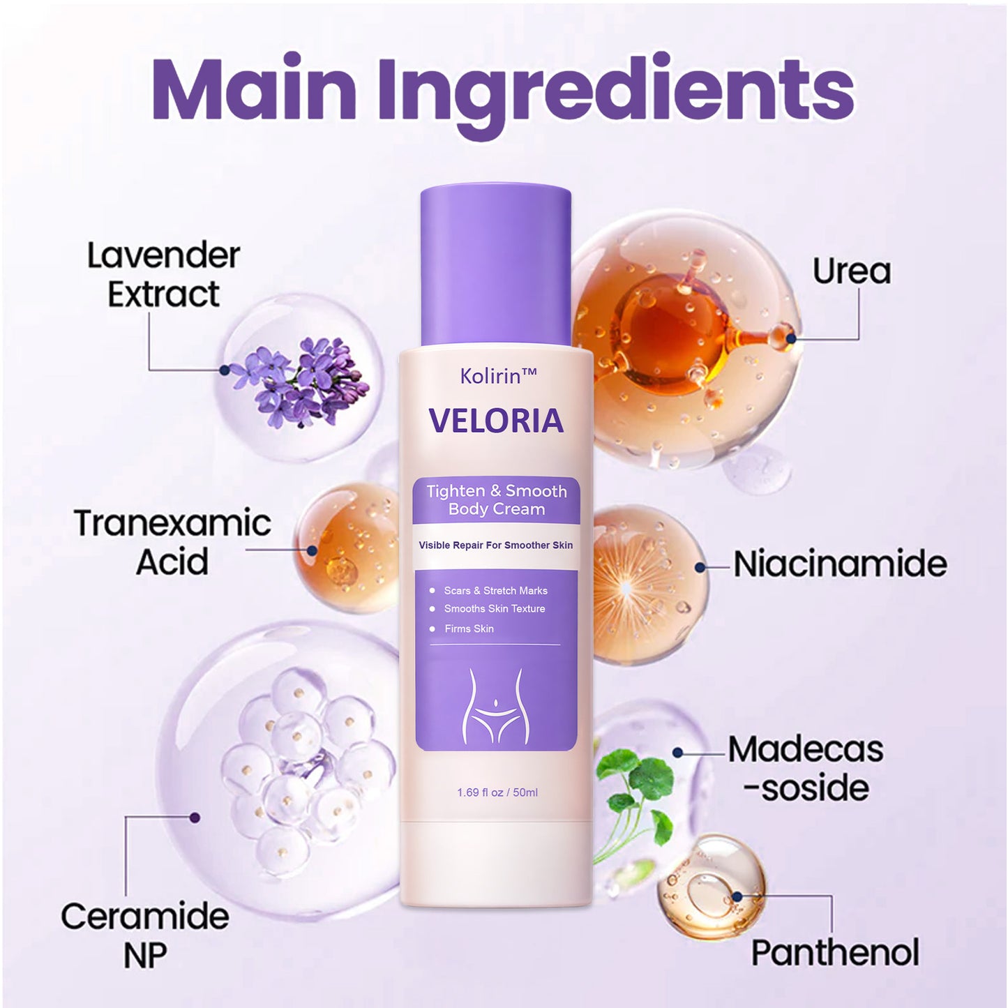 💥 2026 Holiday Sale 70% OFF ✨ KOLIRIN™ Veloria Tighten & Smooth Body Cream For All Scars