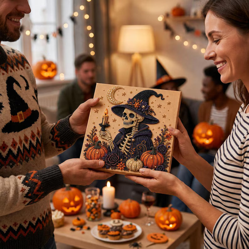 🔥 LAST DAY 49% OFF 🎃 Halloween Pearl Painting Art DIY Kit