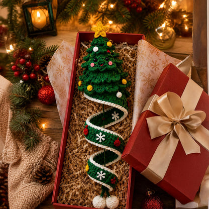 🎄 Early Christmas 49% OFF ✨ Crochet Spiral Snowman Ornament Pattern DIY Kit