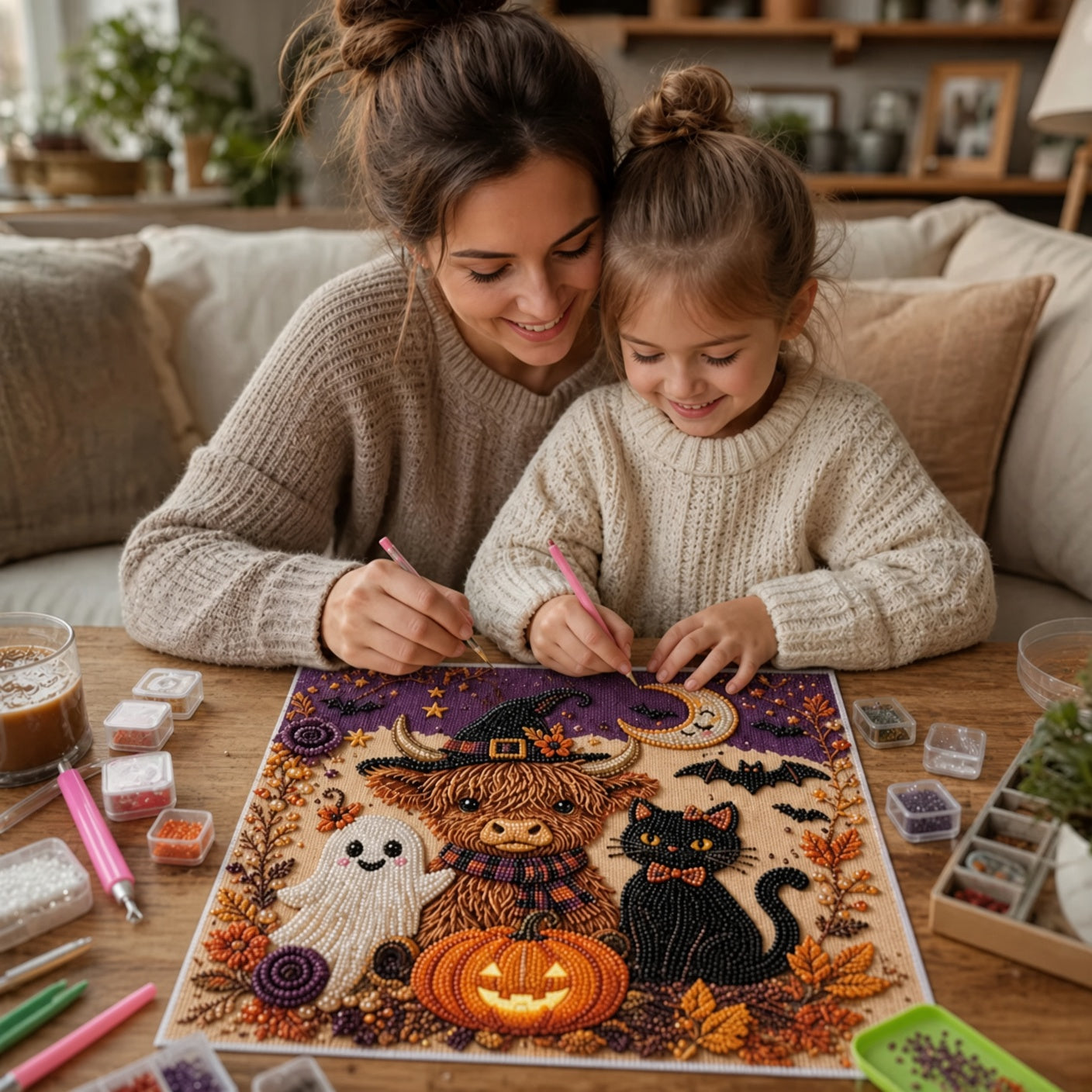 🔥 LAST DAY 49% OFF 🎃 Halloween Pearl Painting Art DIY Kit