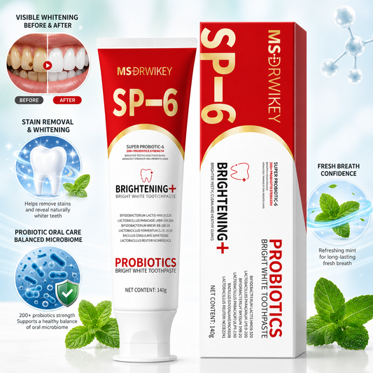 💥 2026 Limited 50% OFF ️🦷 SP-6 Super Probiotic Toothpaste Advanced Oral Care