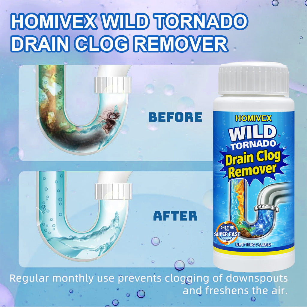 🔥 Hot Sale 70% OFF 🔥 Homivex Wild Tornado Drain Clog Remover
