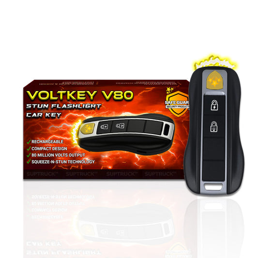 💥 2025 Upgrade Sale 70% OFF ️🔥  VOLTKEY V80 Stun Flashlight Car Key ⚡