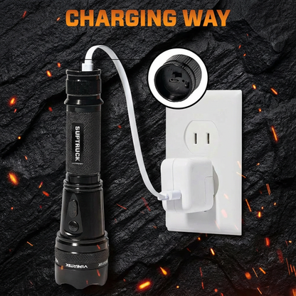 💥 2026 Flash Sale 75% OFF ️🔦 SUPTRUCK™ Voltaris 75M Stun Flashlight ⚡