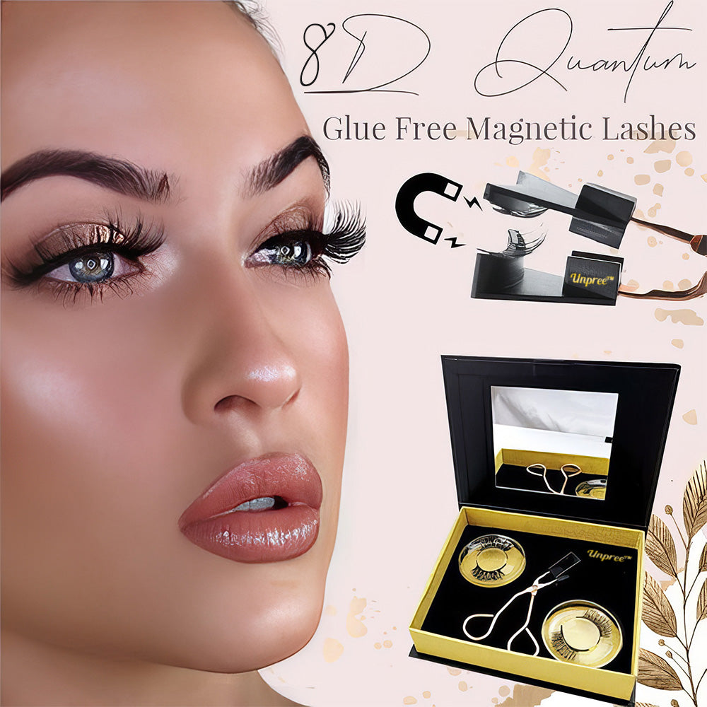 8D Quantum GlueFree Unpree Magnetic Lashes Set