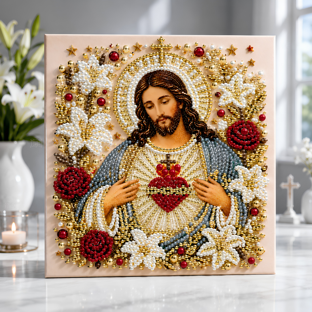 ⏰ LAST DAY 49% OFF ⭐ Divine Grace DIY Pearl Art Kit ✨