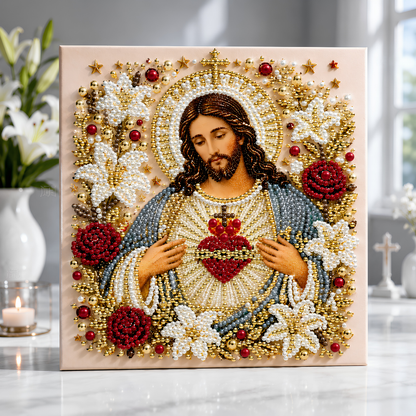 ⏰ LAST DAY 49% OFF ⭐ Divine Grace DIY Pearl Art Kit ✨