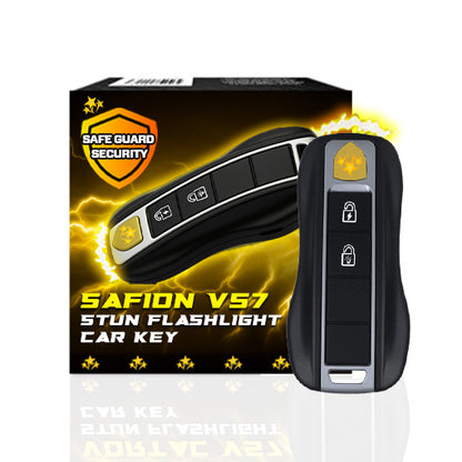 🛡️ 2025 Safety Alert 75% OFF ⚡️ SAFION V57 Stun Flashlight Car Key🔥Protection Anytime, Anywhere