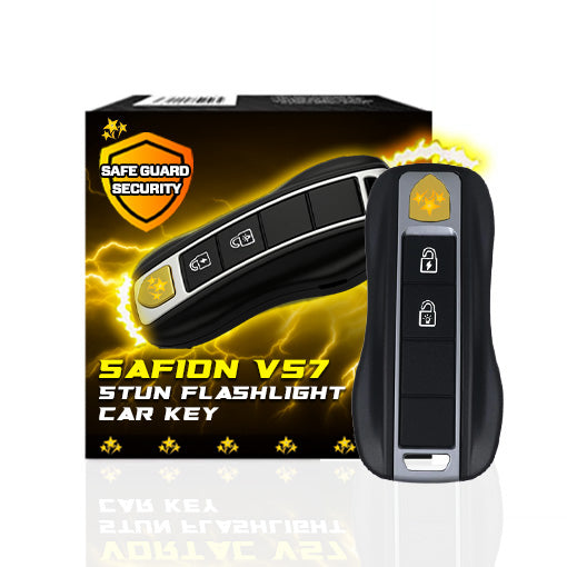 🛡️ 2025 Safety Alert 75% OFF ⚡️ SAFION V57 Stun Flashlight Car Key🔥Protection Anytime, Anywhere
