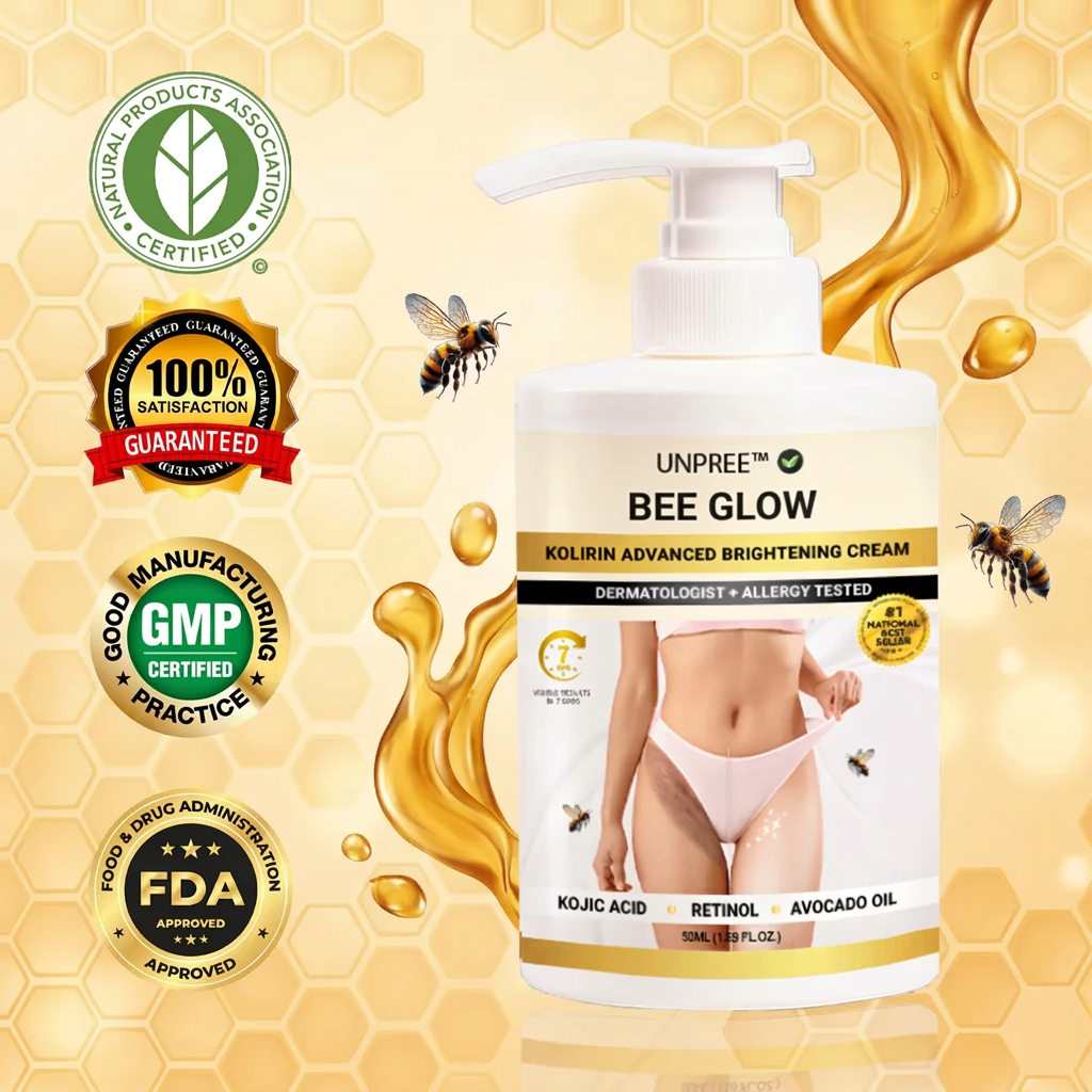 💥 Hot Deal 70% OFF ⏳ UNPREE™ BEE GLOW Kolirin Advanced Brightening Cream