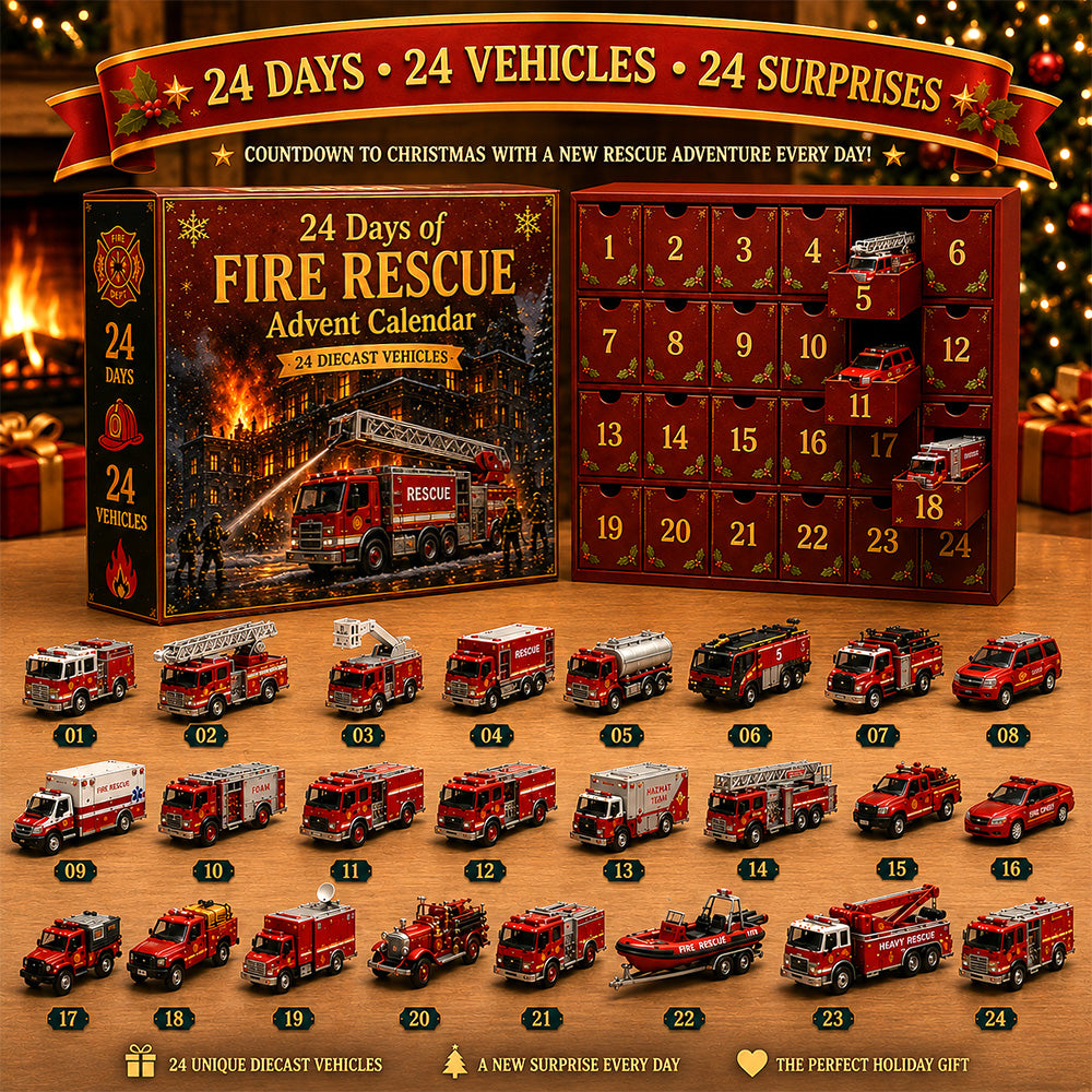 🎄 Early Christmas 49% OFF 🚒 2026 Christmas Fire Rescue - 24 Days Of Fire Rescue Surprises 🎁