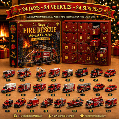 🎄 Early Christmas 49% OFF 🚒 2026 Christmas Fire Rescue - 24 Days Of Fire Rescue Surprises 🎁