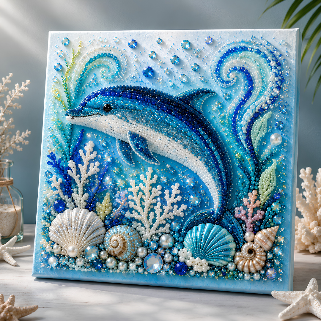 🔥 LIMITED TIME 49% OFF 🌊 Ocean Dreams DIY Pearl Art Kit ✨