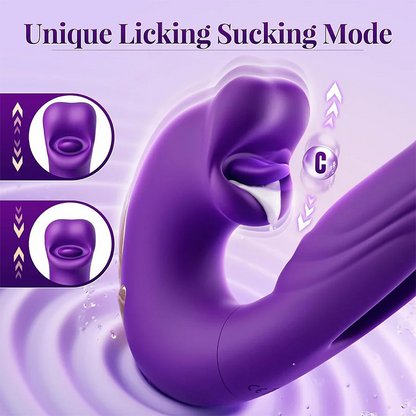 70% OFF 💋 2026 Upgraded Luvora™. The Ultimate 4-in-1 Flapping & Licking Vibrator